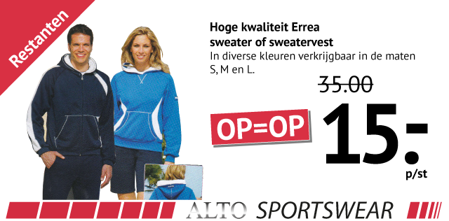 Hoge kwaliteit Errea sweater of sweatervest