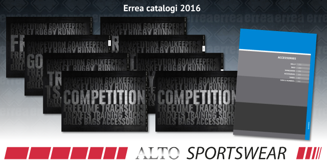 Errea catalogi 2016 staan online
